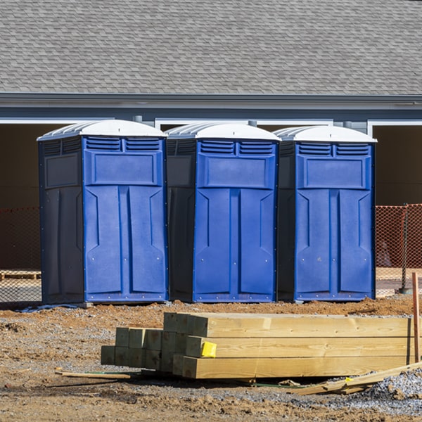 what is the maximum capacity for a single porta potty in Grimesland North Carolina